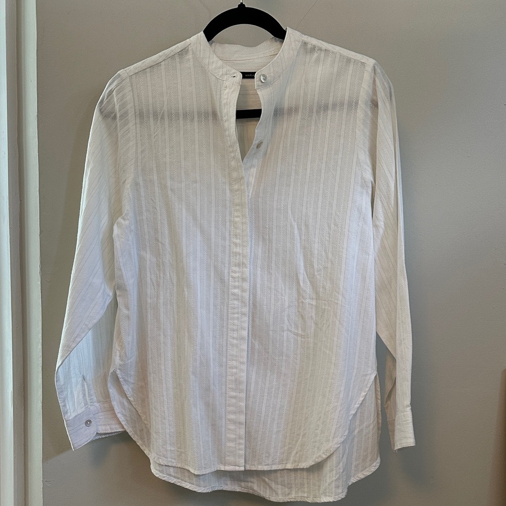 Maria filo button blouse